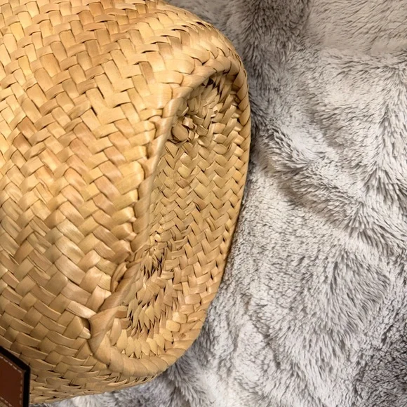 Loewe Brown and Tan Woven Tote - Picture 3 of 4